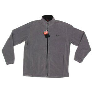 New Honma Golf Japan Mens Gray Fleece Zip Jacket Japanese size M - 121